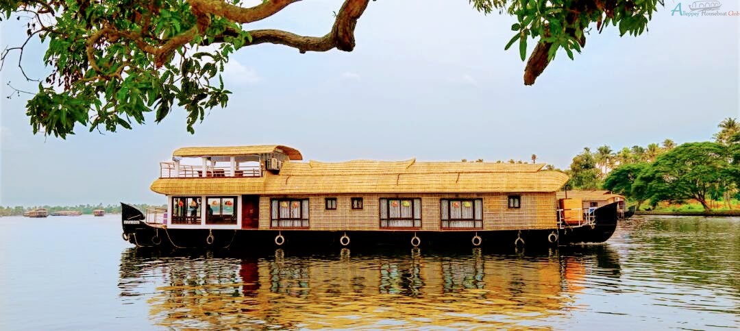 Traditional Kerala boat house