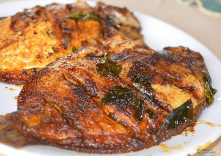 karimeen fry of kerala